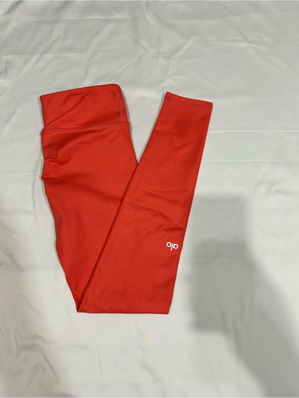 ALO Yoga Kids Red High-Waist Leggings